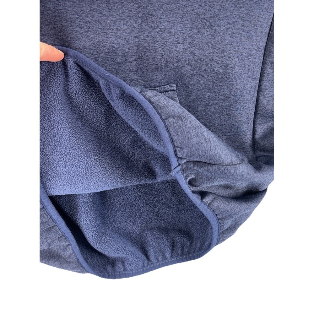 Huk Fishing Hoodie Heather Blue Performance Fleece Pullover Sweatshirt Outdoor S - Picture 7 of 12